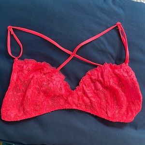 Neon Pink Free People Bralette